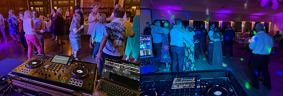 K2J DJ and uplighting setup